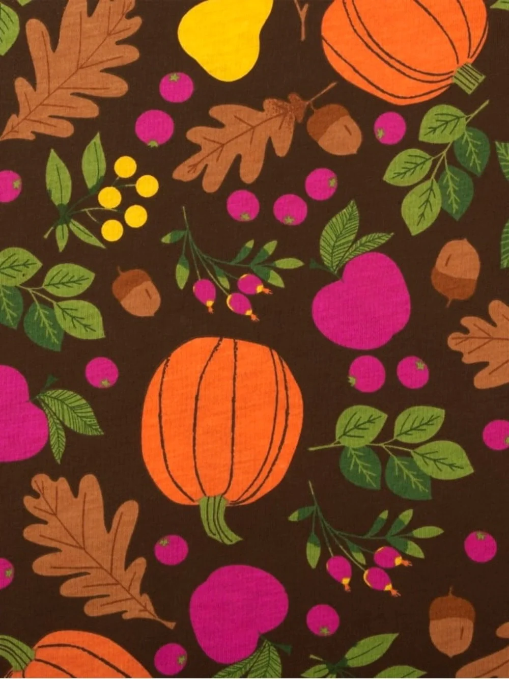 The Childrens Place Brown Fall Harvest Dress with Pumpkins